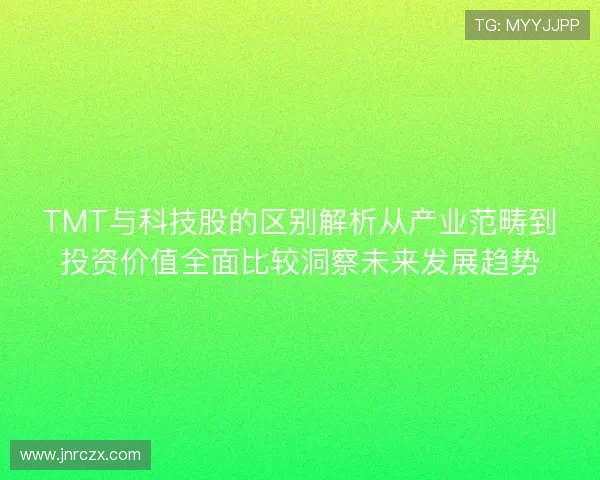 TMT与科技股的区别解析从产业范畴到投资价值全面比较洞察未来发展趋势